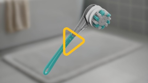 Електрична масажна щітка з насадками та USB-зарядкою